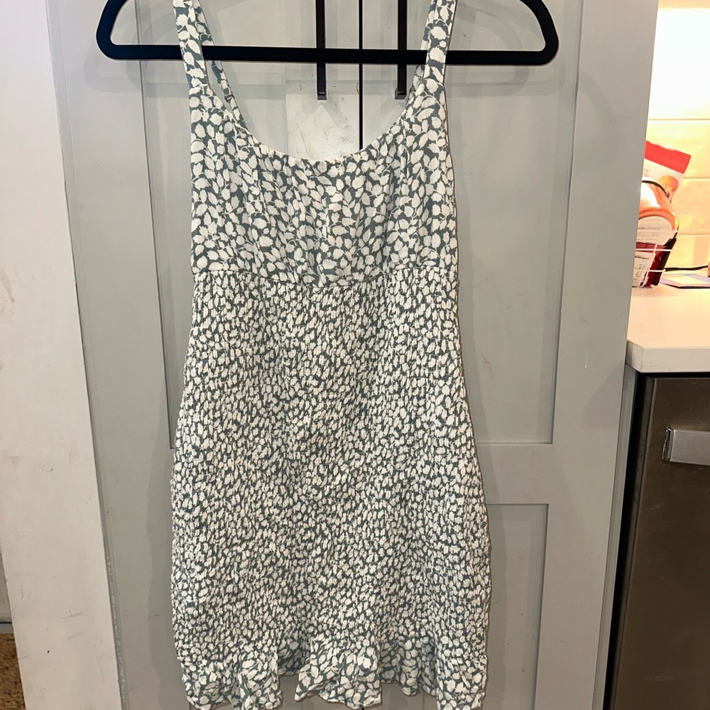 Abercrombie & Fitch Blue and White Floral Top